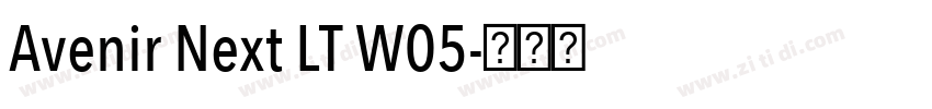 Avenir Next LT W05字体转换